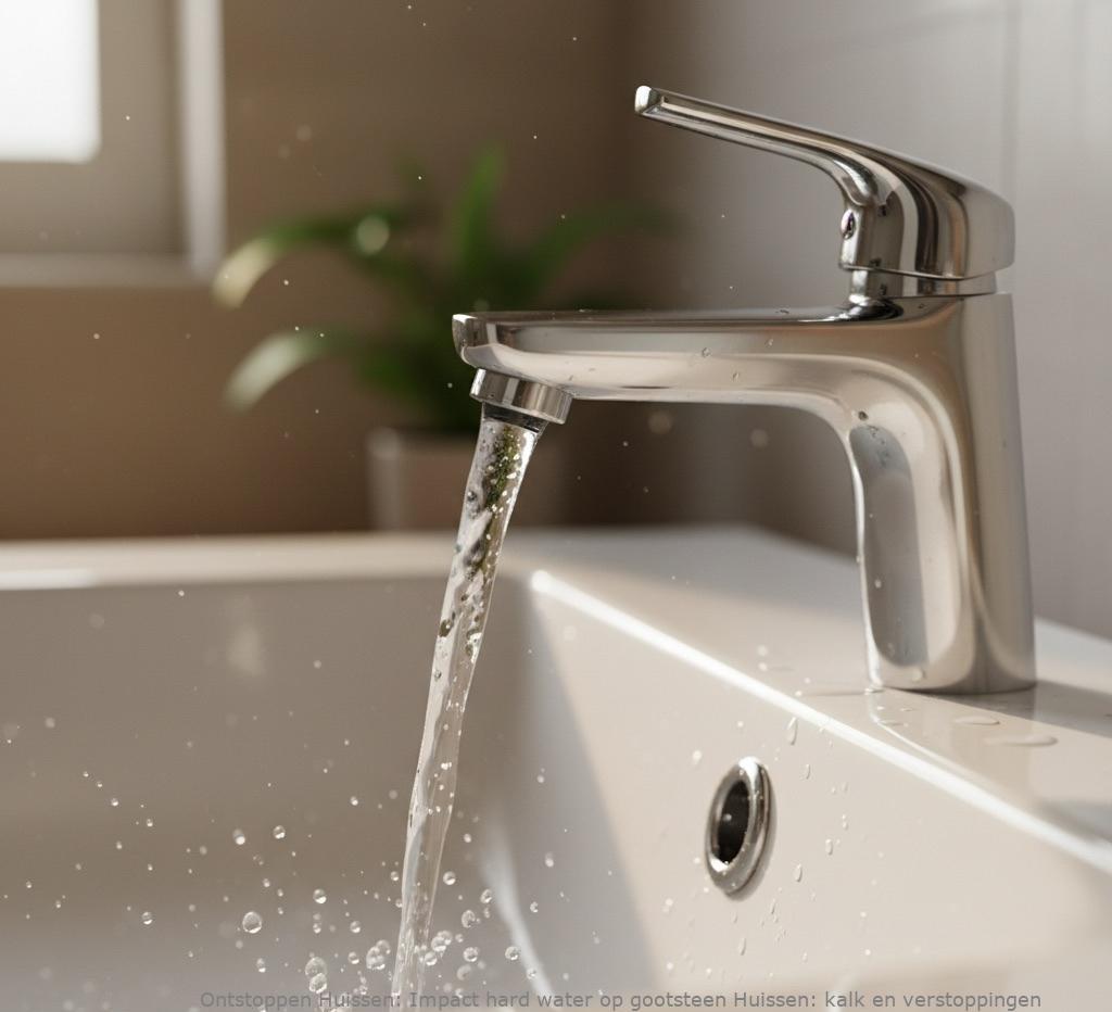 Impact hard water op gootsteen Huissen: kalk en verstoppingen