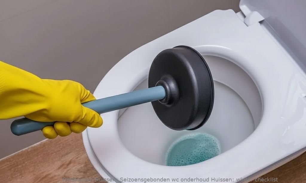 Seizoensgebonden wc onderhoud Huissen: winter checklist