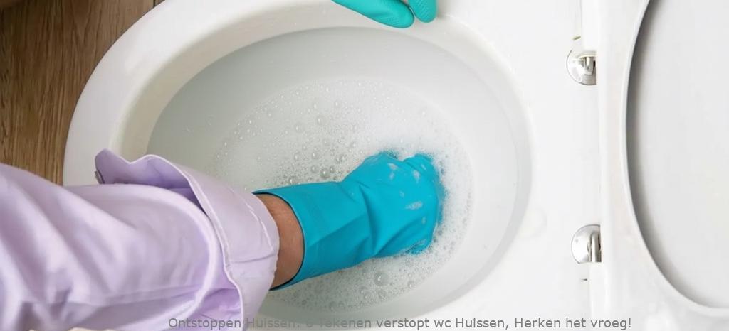6 Tekenen verstopt wc Huissen, Herken het vroeg!