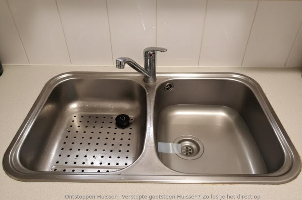 Verstopte gootsteen Huissen? Zo los je het direct op